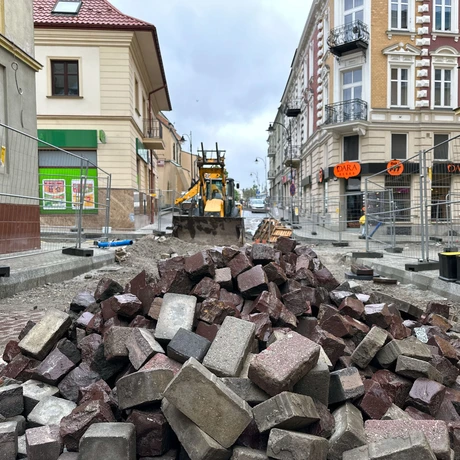 Przebudowa ul. Grunwaldzkiej [kwiecień 2024] - fot 4